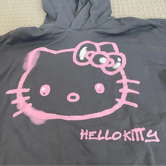 Hello kitty gray hoodie - Picture 4 of 6